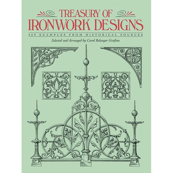 Decorative Ironwork: Wrought Iron Gratings, Gates and Railings